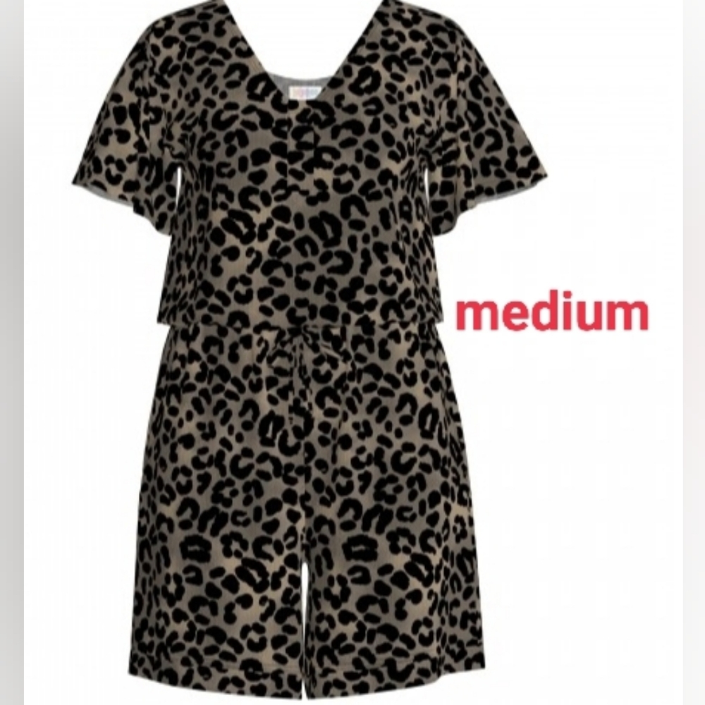 Animal print Romper
